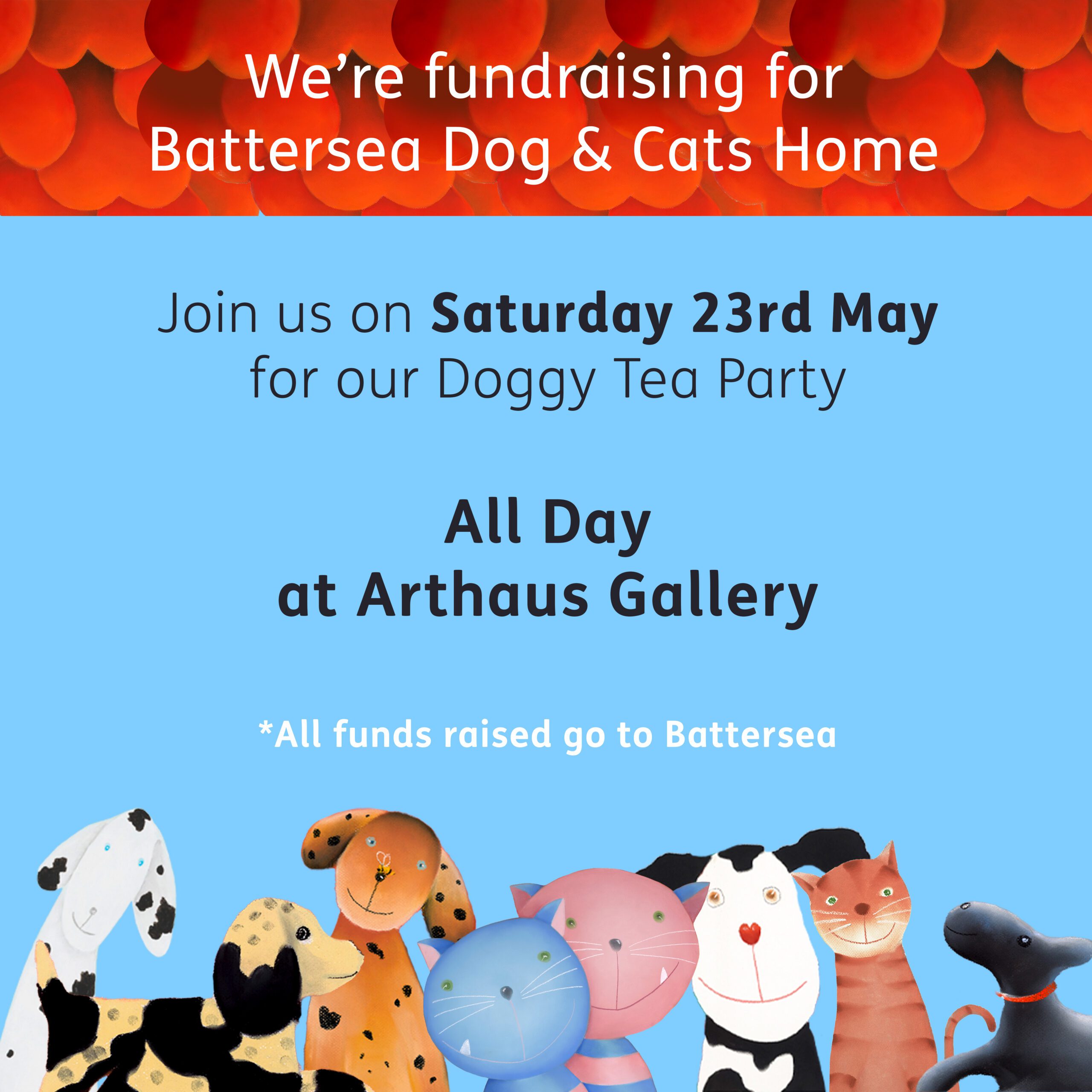 Join us on Saturday 23rd May for our Doggy tea Party | Arthaus Gallery Join us on Saturday 23rd May for our Doggy tea Party | Arthaus Gallery